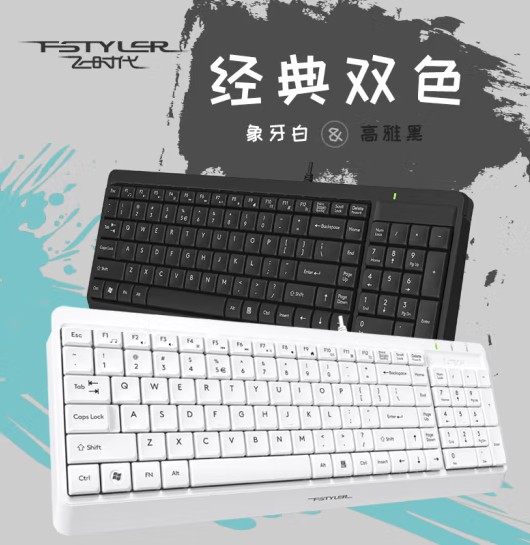 雙飛(fēi)燕 （A4TECH）FK15 有(yǒu)線鍵盤